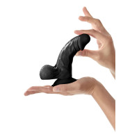 Фаллоимитатор с присоской Real Body – Real Mike Black, TPE, диаметр 3,8 см