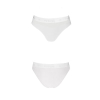 Трусики з прозорою вставкою Passion PS006 PANTIES white, size M