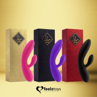 FeelzToys Lea Rabbit Vibrator Black