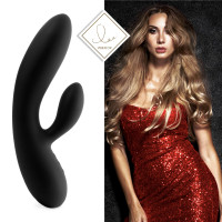 FeelzToys Lea Rabbit Vibrator Black