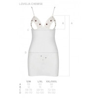 Пеньюар LOVELIA CHEMISE white XXL/XXXL - Passion