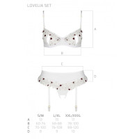 Сексуальный комплект LOVELIA SET white S/M - Passion