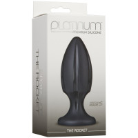 Анальний плаг із каналами для змащення Doc Johnson Platinum Premium Silicone
