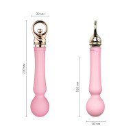 Вібромасажер Zalo Sweet Magic - Confidence Wand Fairy Pink із підігрівом