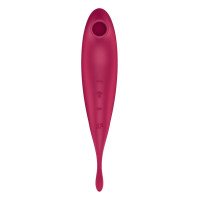 Вакуумний вібратор Satisfyer Twirling Pro+ dark red