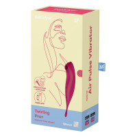 Вакуумний вібратор Satisfyer Twirling Pro+ dark red