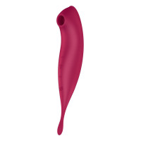 Вакуумний вібратор Satisfyer Twirling Pro+ dark red