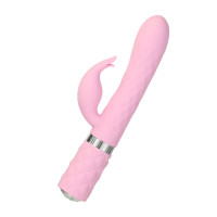 Вібратор кролик Pillow Talk Lively Pink, з ротацією