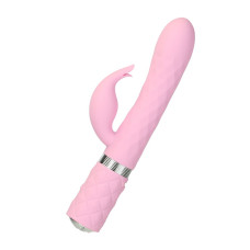 Вібратор кролик Pillow Talk Lively Pink, з ротацією