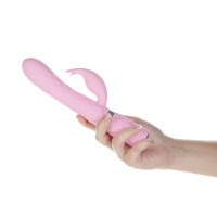 Вібратор кролик Pillow Talk Lively Pink, з ротацією