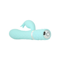 Вібратор кролик Pillow Talk Lively Teal, з ротацією