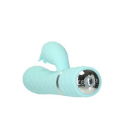 Вібратор кролик Pillow Talk Lively Teal, з ротацією