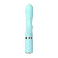 Вібратор кролик Pillow Talk Lively Teal, з ротацією