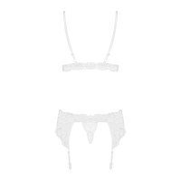 Obsessive 810-SEG-2 3 pcs set white S/M