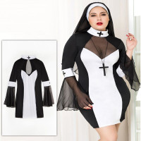 Эротический костюм монахини JSY P71109 Plus Size