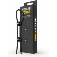 Ерекційне кільце Nexus FORGE Double Adjustable Lasso - Black