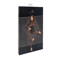 Комбінезон Noir Handmade F299 Enigma lace catsuit with underbust bodice - S
