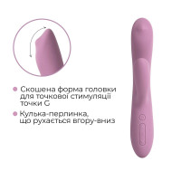 Вібратор-кролик із перлинною стимуляцією точки G Svakom Trysta Neo Violet