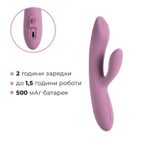 Вібратор-кролик із перлинною стимуляцією точки G Svakom Trysta Neo Violet