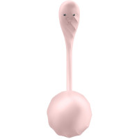 Віброяйце Satisfyer Ribbed Petal Connect App Rose