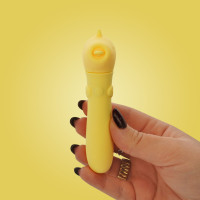 Вібратор-єдиноріжка Unihorn USB Bullet - Bean Blossom, віброкуля, USB-зарядка