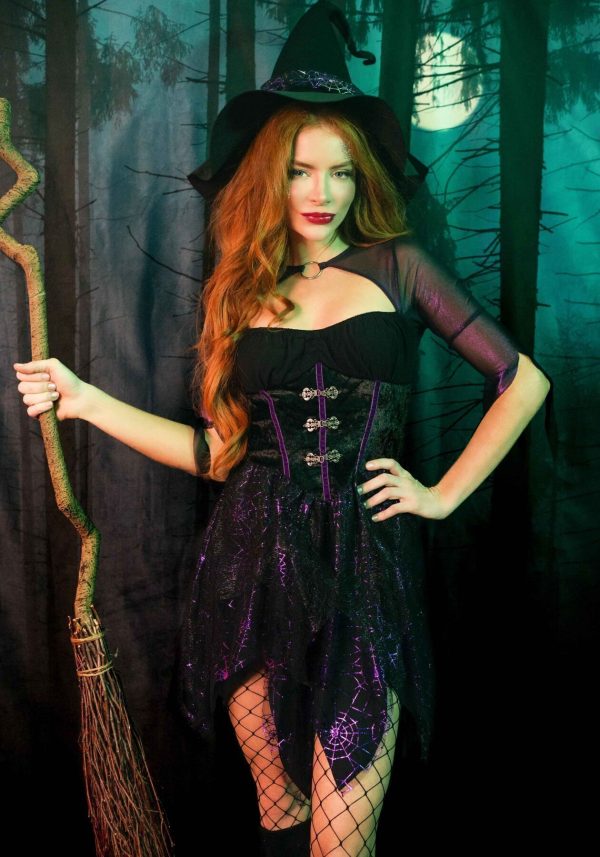 Костюм відьми Leg Avenue Mystical Witch сукня, капелюх
