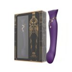 Смартвибратор Zalo — Queen Twilight пульсирующая жемчужина, кристалл Swarovski