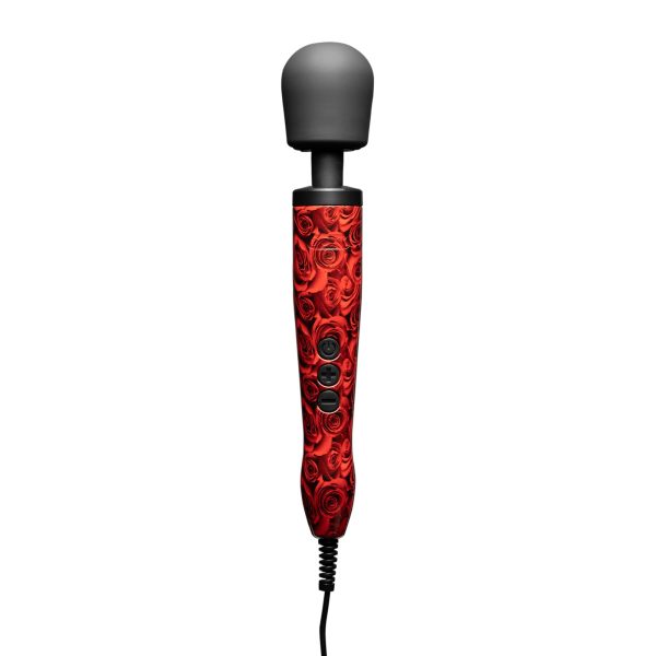 Вибромассажер DOXY Original ROSE PATTERN, очень мощный, питание 220В, пульсирующие вибрации