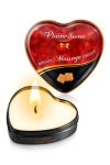 Розпродаж!!! Масажна свічка-серце Plaisirs Secrets Caramel (35 мл) (термін 04.2026)