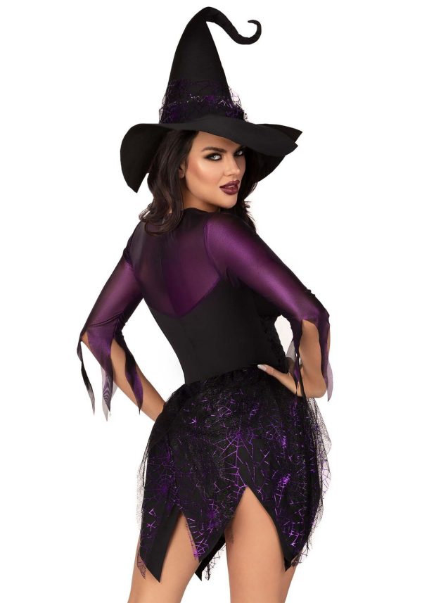 Костюм відьми Leg Avenue Mystical Witch сукня, капелюх