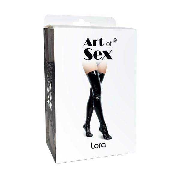 Сексуальні вінілові панчохи Art of ex - Lora, розмір колір