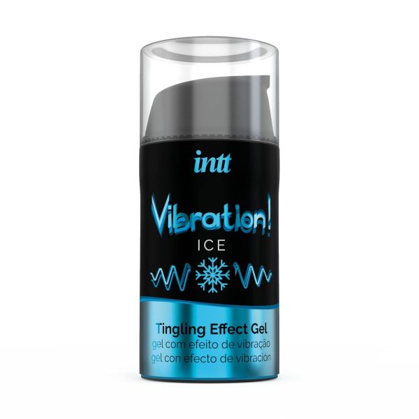 Рідкий вібратор Intt Vibration Ice (15 мл) (м'яте паковання!!!)