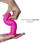 Дилдо с присоской Adrien Lastic Hitsens 4 отлично для страпона, диаметр 3,7см, длина 17,8см