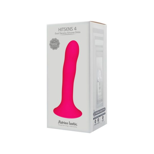 Дилдо с присоской Adrien Lastic Hitsens 4 отлично для страпона, диаметр 3,7см, длина 17,8см