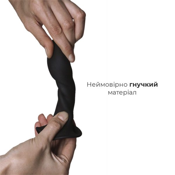 Дилдо с присоской Adrien Lastic Hitsens 5 отлично для страпона, диаметр 2,4см, длина 13см