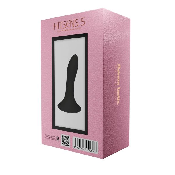 Дилдо с присоской Adrien Lastic Hitsens 5 отлично для страпона, диаметр 2,4см, длина 13см