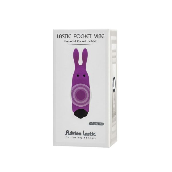 Вибропуля Adrien Lastic Pocket Vibe Rabbit со стимулирующими ушками