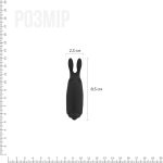Вибропуля Adrien Lastic Pocket Vibe Rabbit со стимулирующими ушками