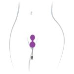 Вагинальные шарики с вибрацией Adrien Lastic Kegel Vibe диаметр 3,7см
