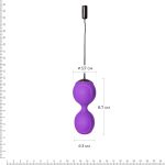 Вагинальные шарики с вибрацией Adrien Lastic Kegel Vibe диаметр 3,7см