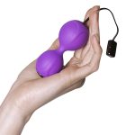 Вагинальные шарики с вибрацией Adrien Lastic Kegel Vibe диаметр 3,7см