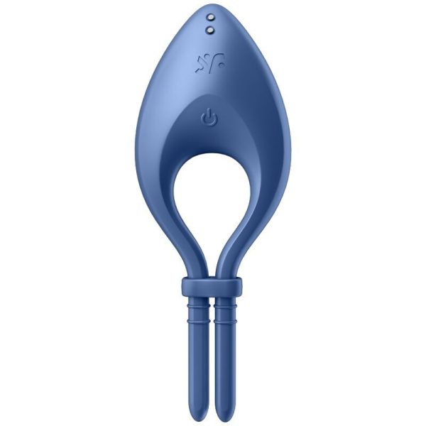 Эрекционное смарт-виброкольцо лассо с регулировкой размера Satisfyer Bullseye