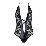 Боді з дуже глибоким декольте Passion DARYL BODY XXL