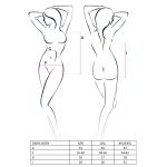 Боді з дуже глибоким декольте Passion DARYL BODY XXL