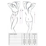 Сорочка прозора з пажами Passion ORIHIME CHEMISE , трусики, стрепи
