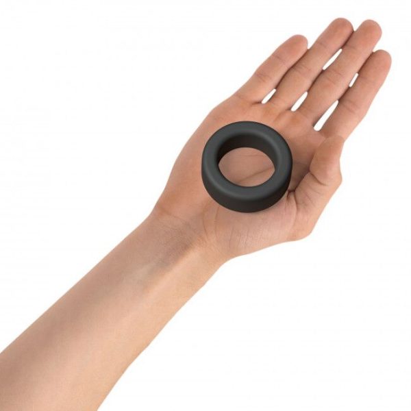 Эрекционное кольцо широкое Love To Love COOL RING - ONYX