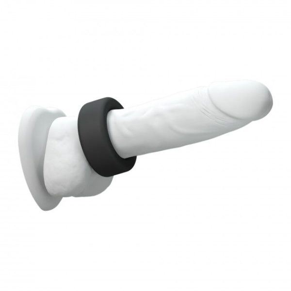 Эрекционное кольцо широкое Love To Love COOL RING - ONYX