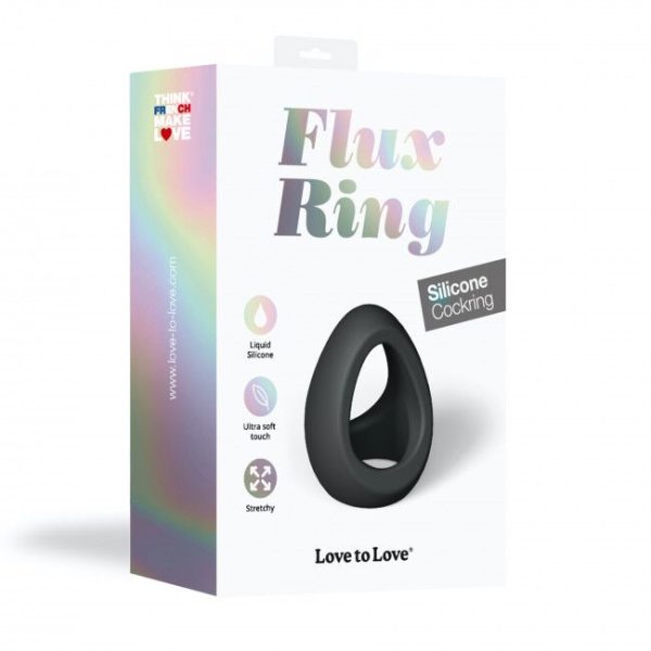 Эрекционное кольцо двойное Love To Love FLUX RING - ONYX