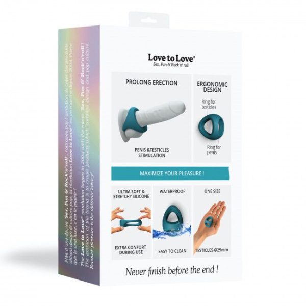 Эрекционное кольцо двойное Love To Love FLUX RING - ME