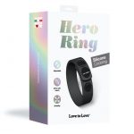 Регулируемое эрекционное кольцо на кнопках Love To Love HERO RING - ONYX
